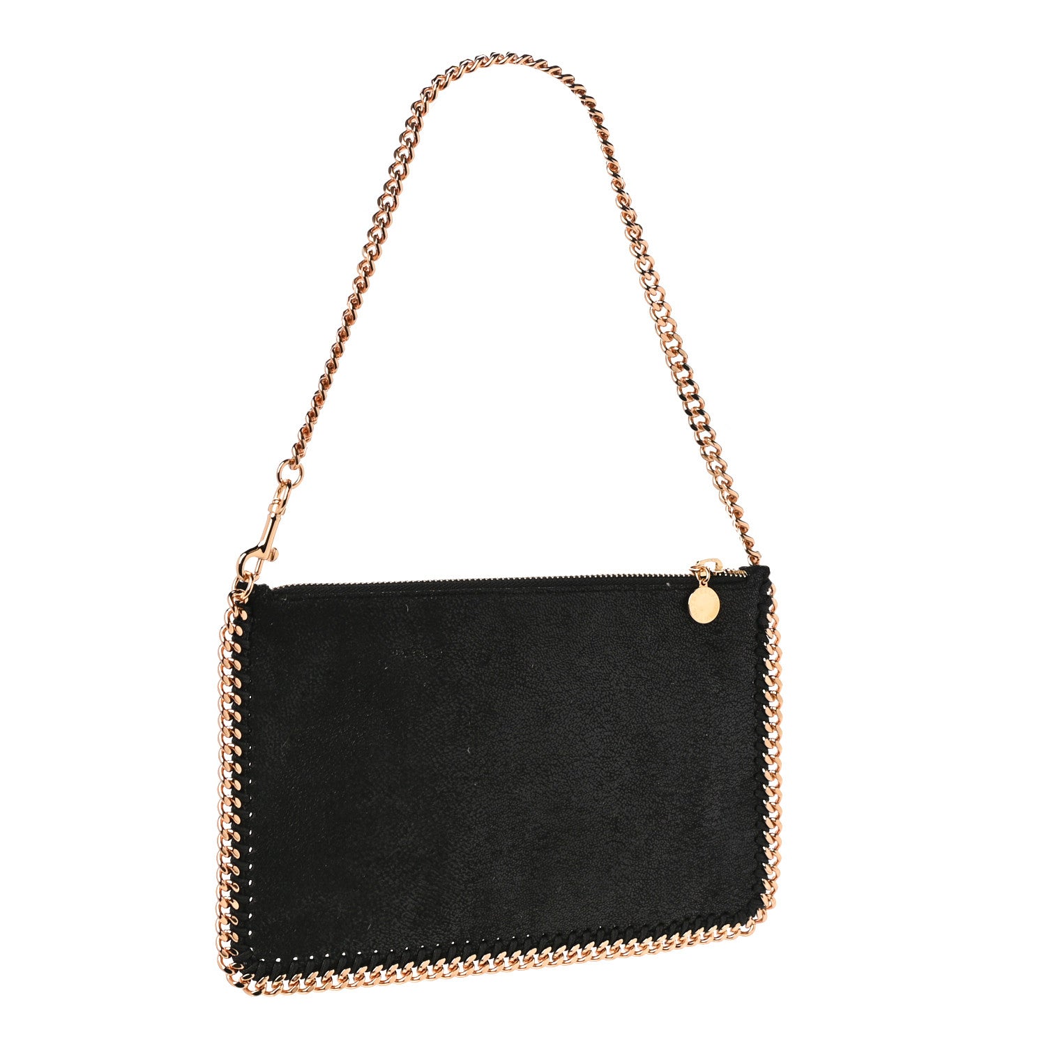 Stella McCartney Shaggy Deer Falabella Clutch Black 3 of 10