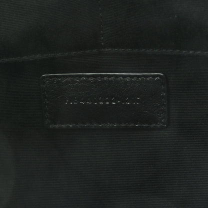 Saint Laurent Calfskin Matelasse Chevron Monogram Document Holder Marine 7 of 8