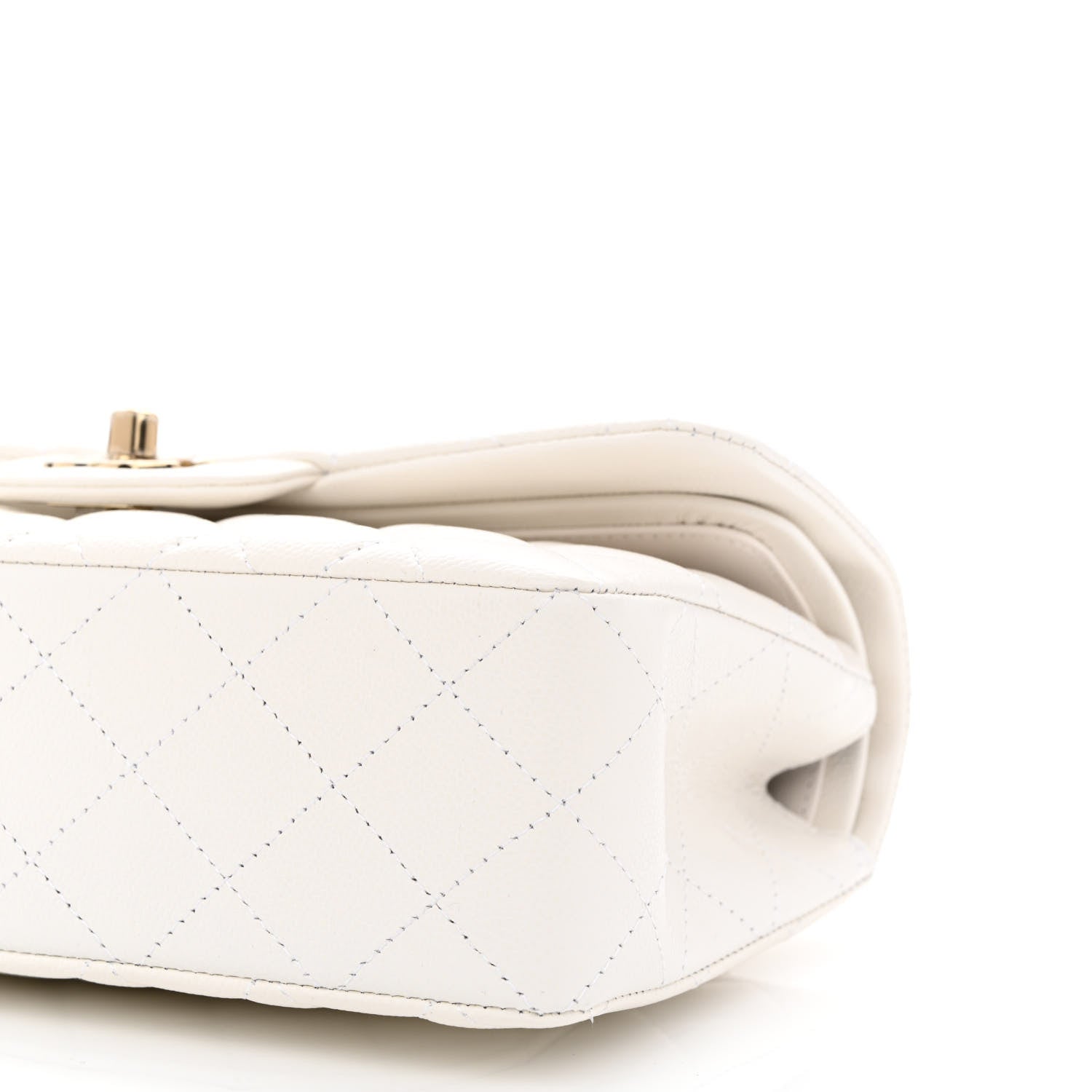 Chanel Caviar Quilted Small Double Flap White 10 of 12