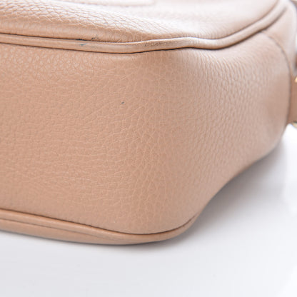 Gucci Pebbled Calfskin Small Soho Disco Bag Camelia 11 of 12