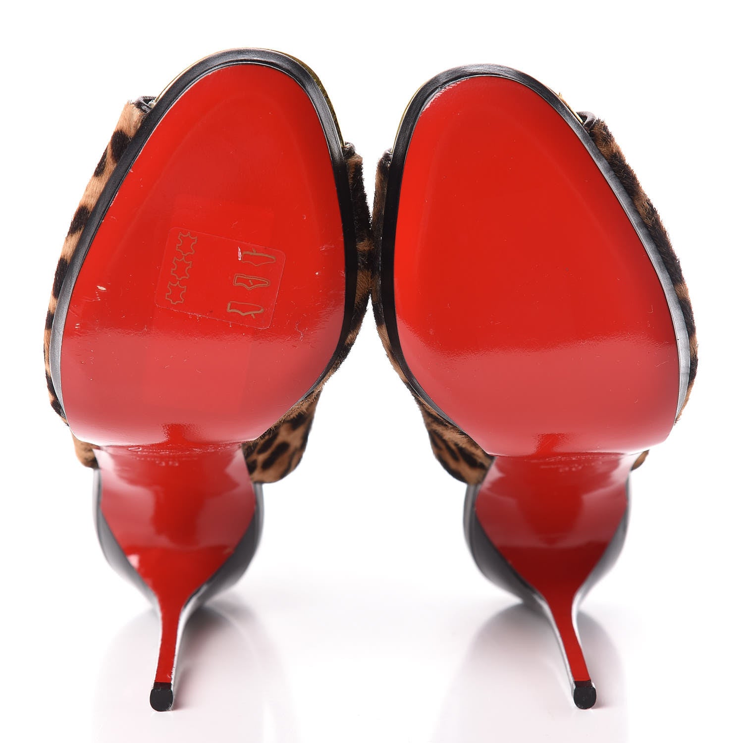 Christian Louboutin Pony Jaguar Specchio Patent Troubida 120 Pump 36 Version Brown 5 of 13