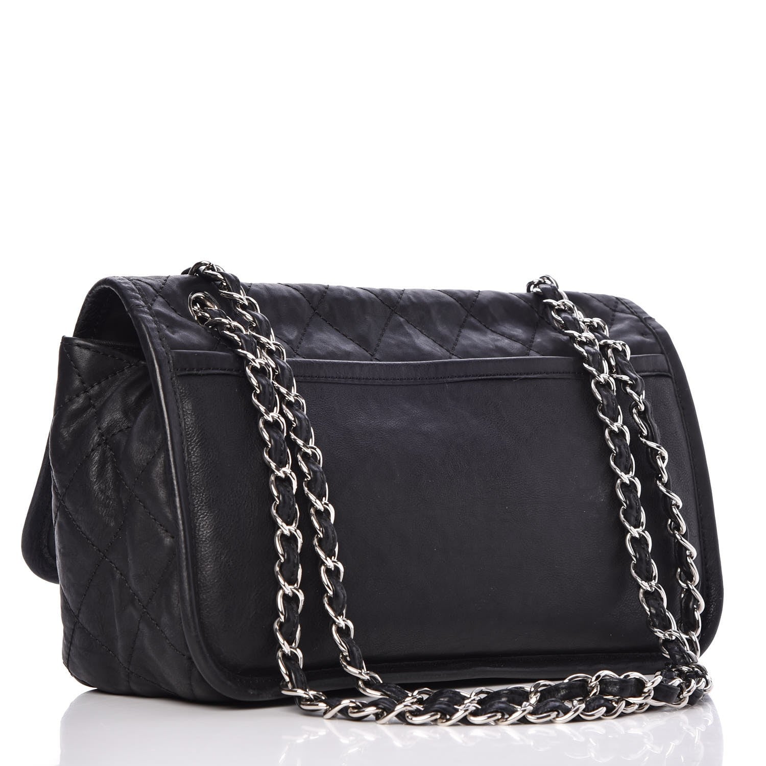 Chanel Calfskin Medium Natural Beauty Flap Black 4 of 8