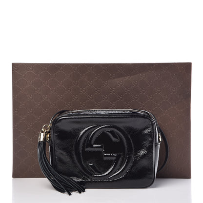 Gucci Soft Patent Small Soho Disco Bag Black 8 of 8
