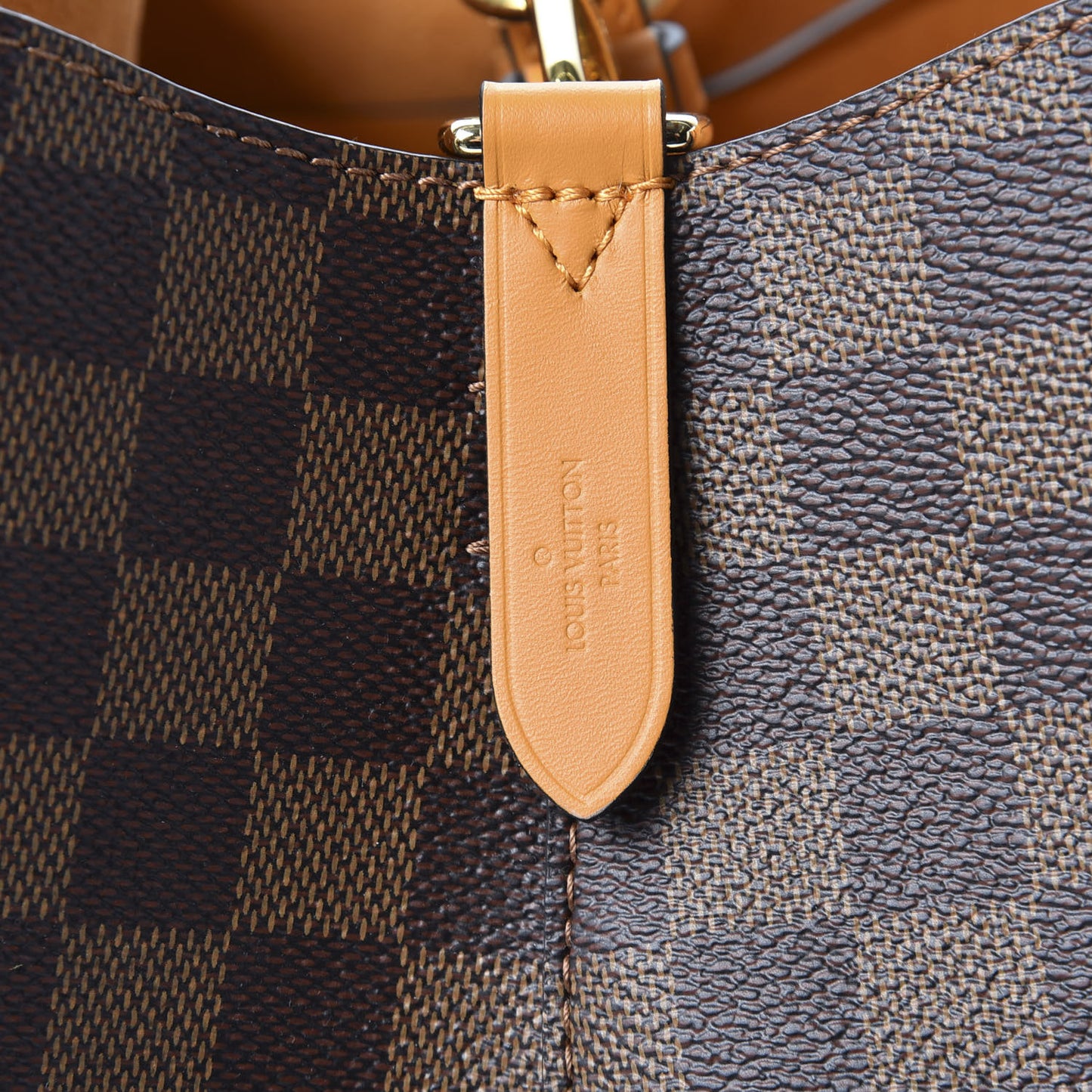 Damier Ebene Neonoe MM Safran