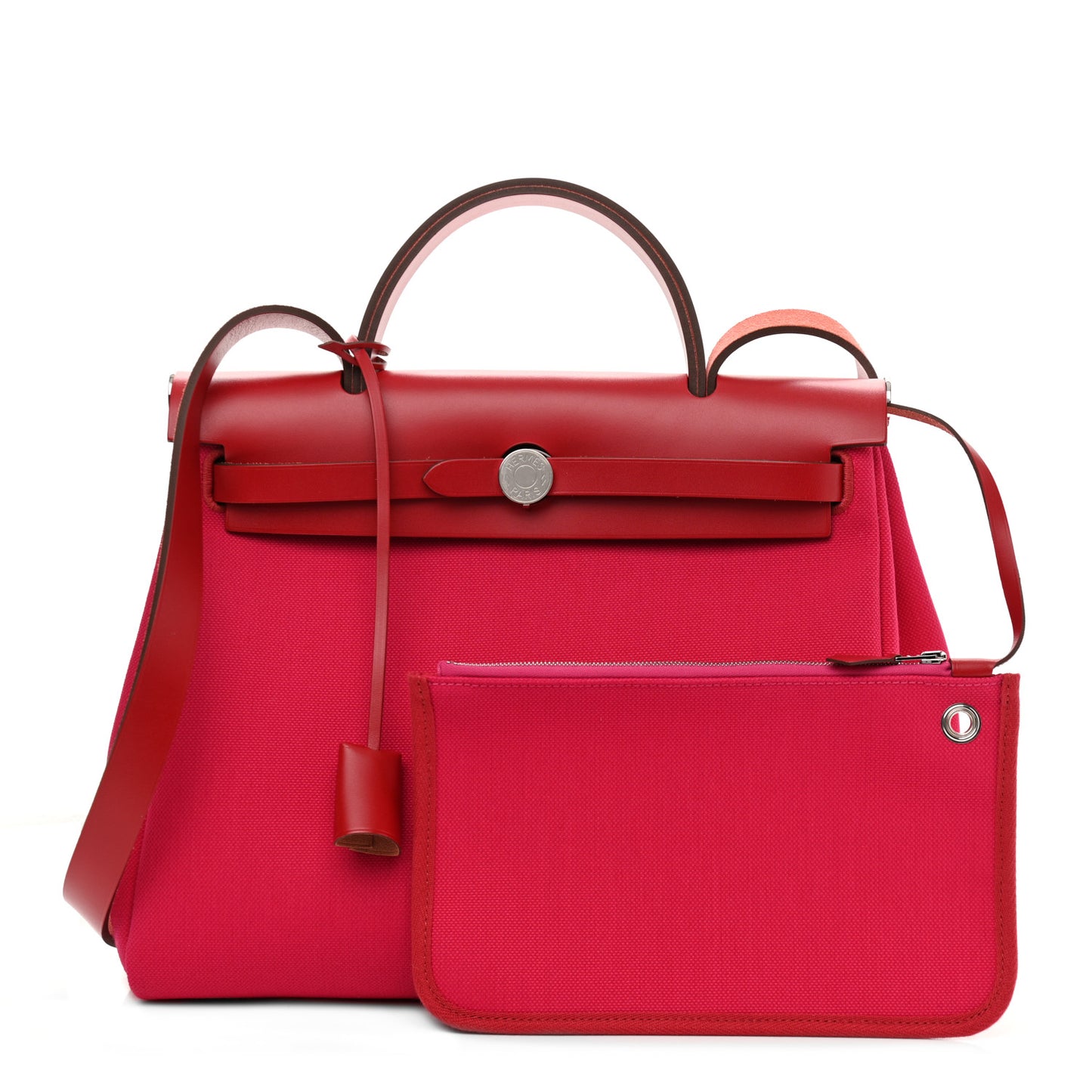 Military Toile Vache Hunter Herbag Zip PM 31 Rose Mexico Rouge Piment