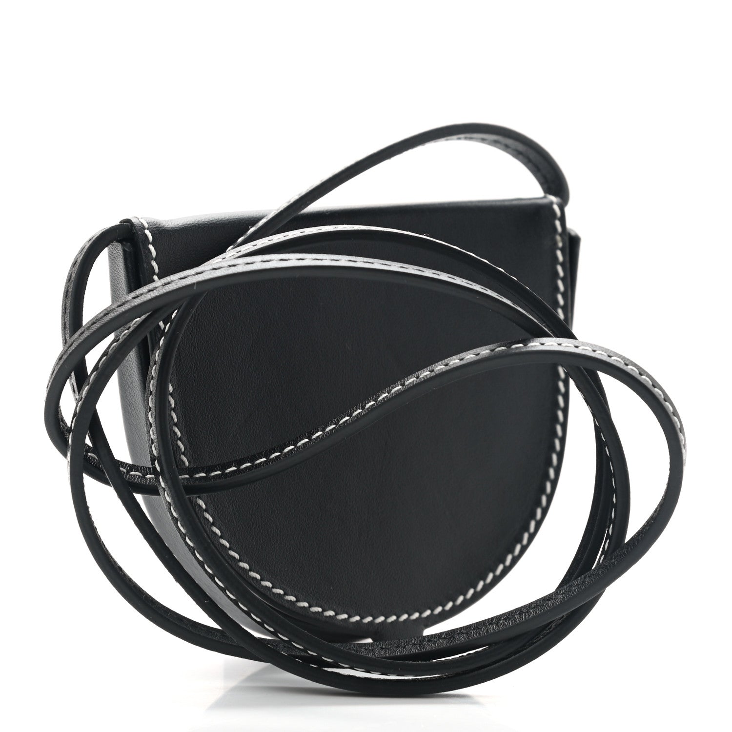 Loewe Soft Calfskin Mini Heel Pouch Black 3 of 12