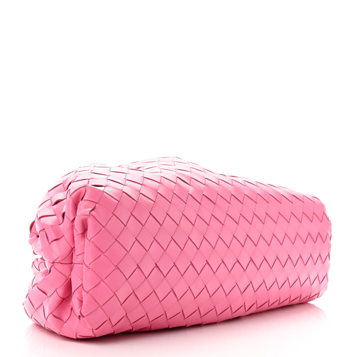 Bottega Veneta Nappa Maxi Intrecciato The Pouch Oversized Clutch Pink 4 of 7