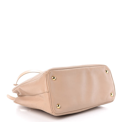 Prada Saffiano Lux Small Tote Sabbia 5 of 15