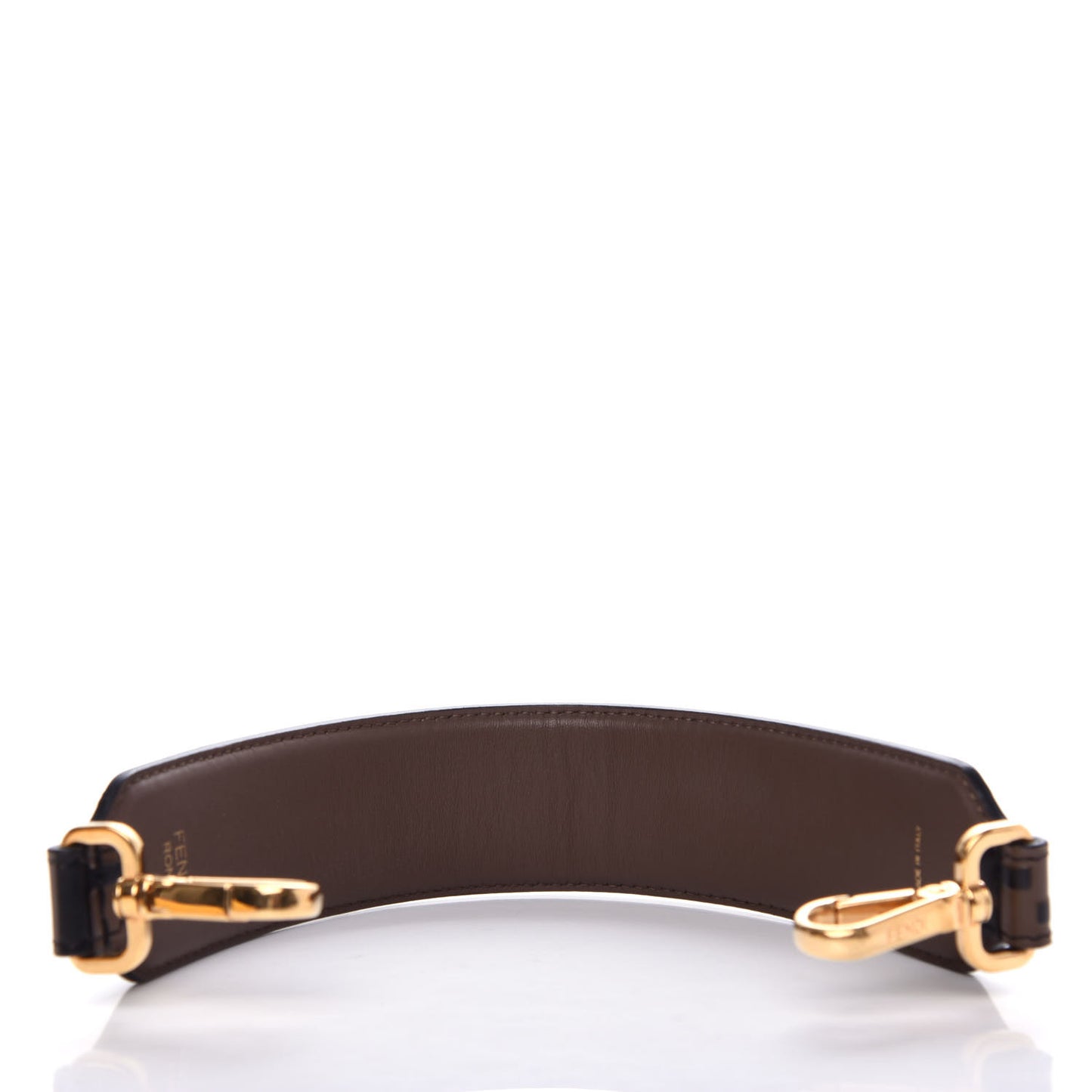 Calfskin FF 1974 Embossed Mini Strap You Maya Black