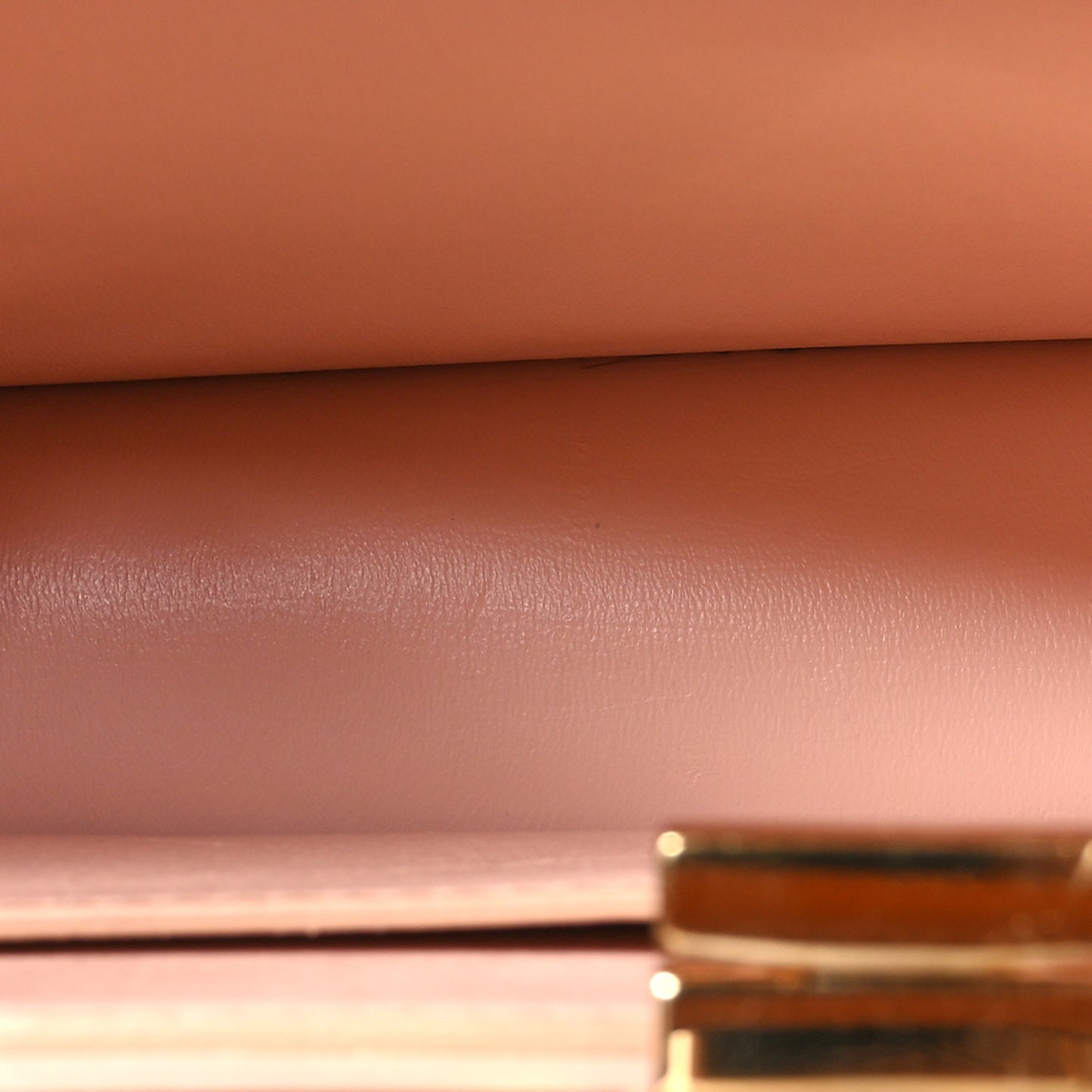 Vitello King Luxor Shiny Nappa Medium Peekaboo I SEE U East West Satchel Brandy Light Rose