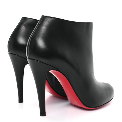 Christian Louboutin Calfskin Belle 100 Ankle Boots 37.5 Black 4 of 10