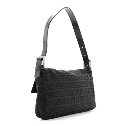 Fendi Zucchino Baguette Black 3 of 16