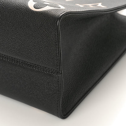 Louis Vuitton Empreinte Monogram Giant Onthego MM Black Beige 8 of 8