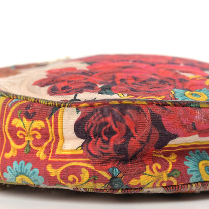 Dolce & Gabbana Fabric Floral Print Round Crossbody Multicolor 7 of 10
