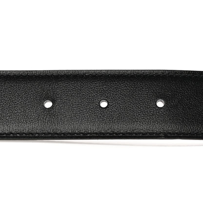 Hermes Swift Togo Belt Strap 85/34 Black Etain 3 of 8
