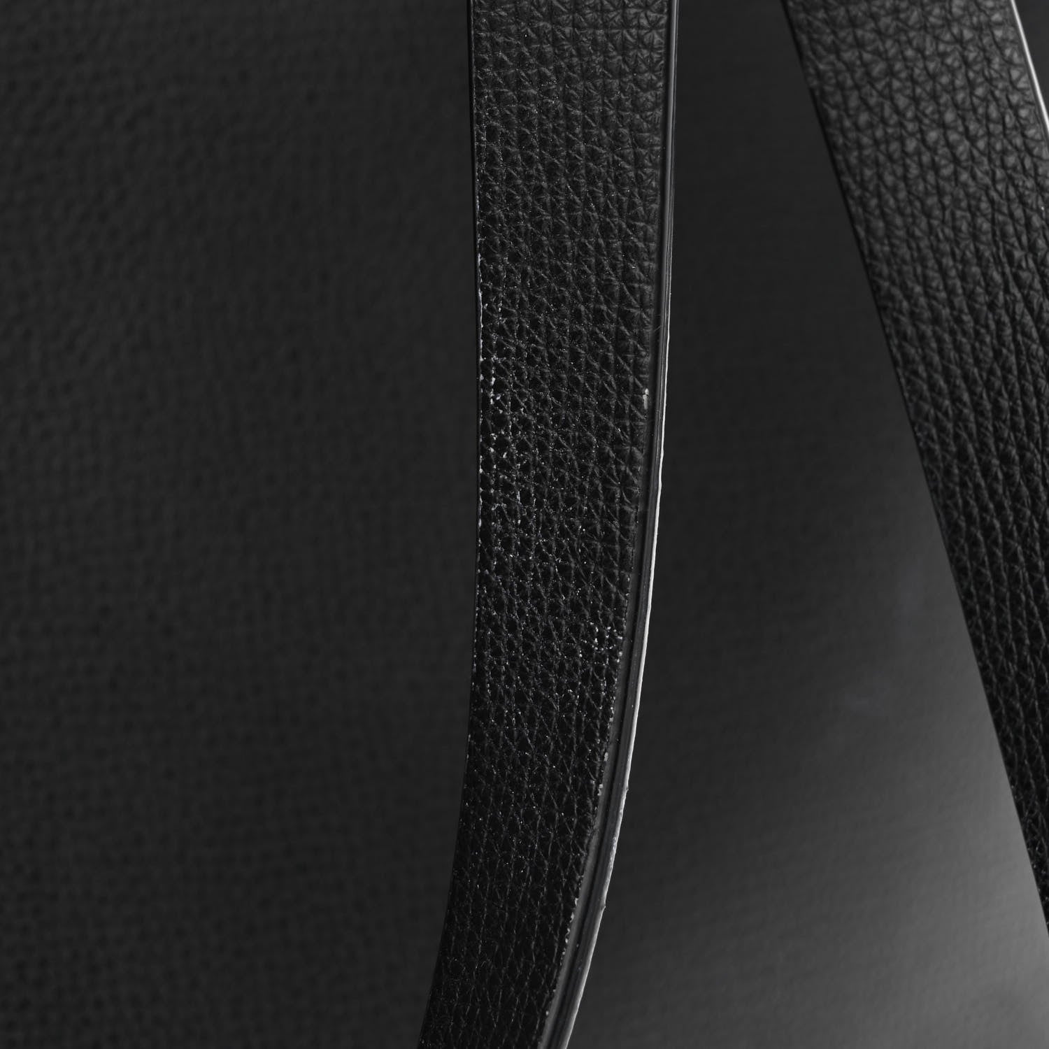 Burberry Grainy Calfskin Haymarket Check Tote Black 11 of 14