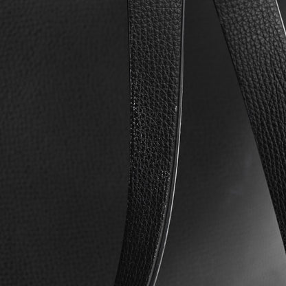 Burberry Grainy Calfskin Haymarket Check Tote Black 11 of 14