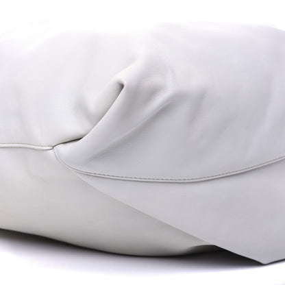 Saint Laurent Lambskin Teddy Drawstring Bag White 7 of 11