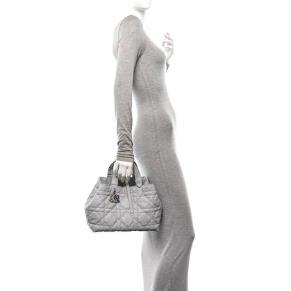 Christian Dior Calfskin Macrocannage Medium Toujours Grey 2 of 11