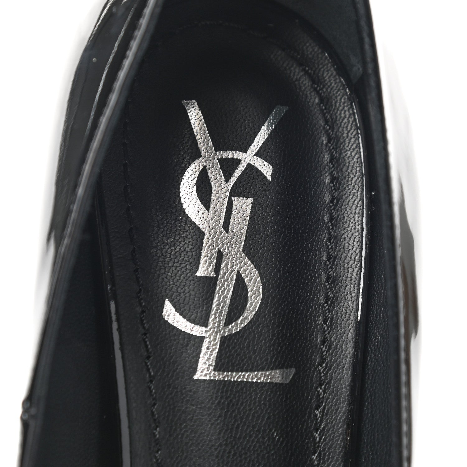 Saint Laurent Patent Tribute 105 Platform Pumps 39.5 Black 7 of 8