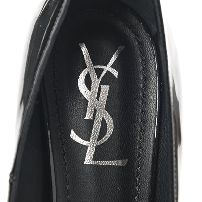 Saint Laurent Patent Tribute 105 Platform Pumps 39.5 Black 7 of 8