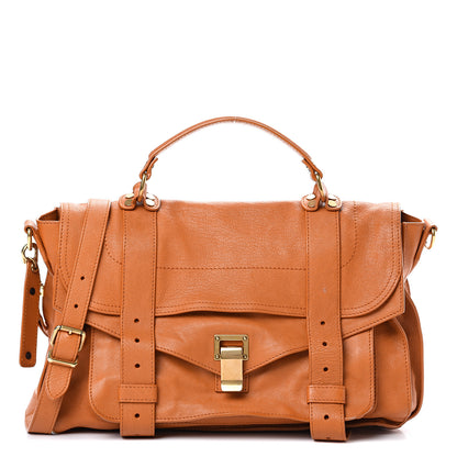 Proenza Schouler Lambskin Medium PS1 Satchel Saffron 1 of 16