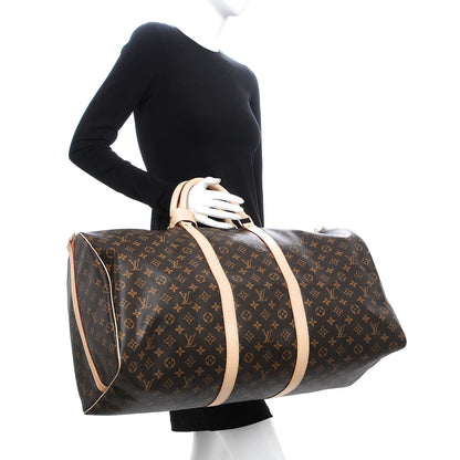Louis Vuitton Monogram Keepall Bandouliere 60 3 of 9