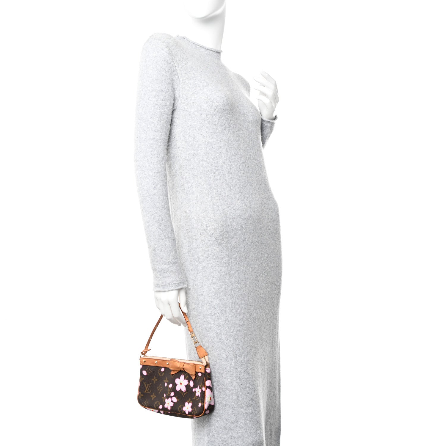 Louis Vuitton Monogram Cherry Blossom Pochette Accessories Brown 2 of 13