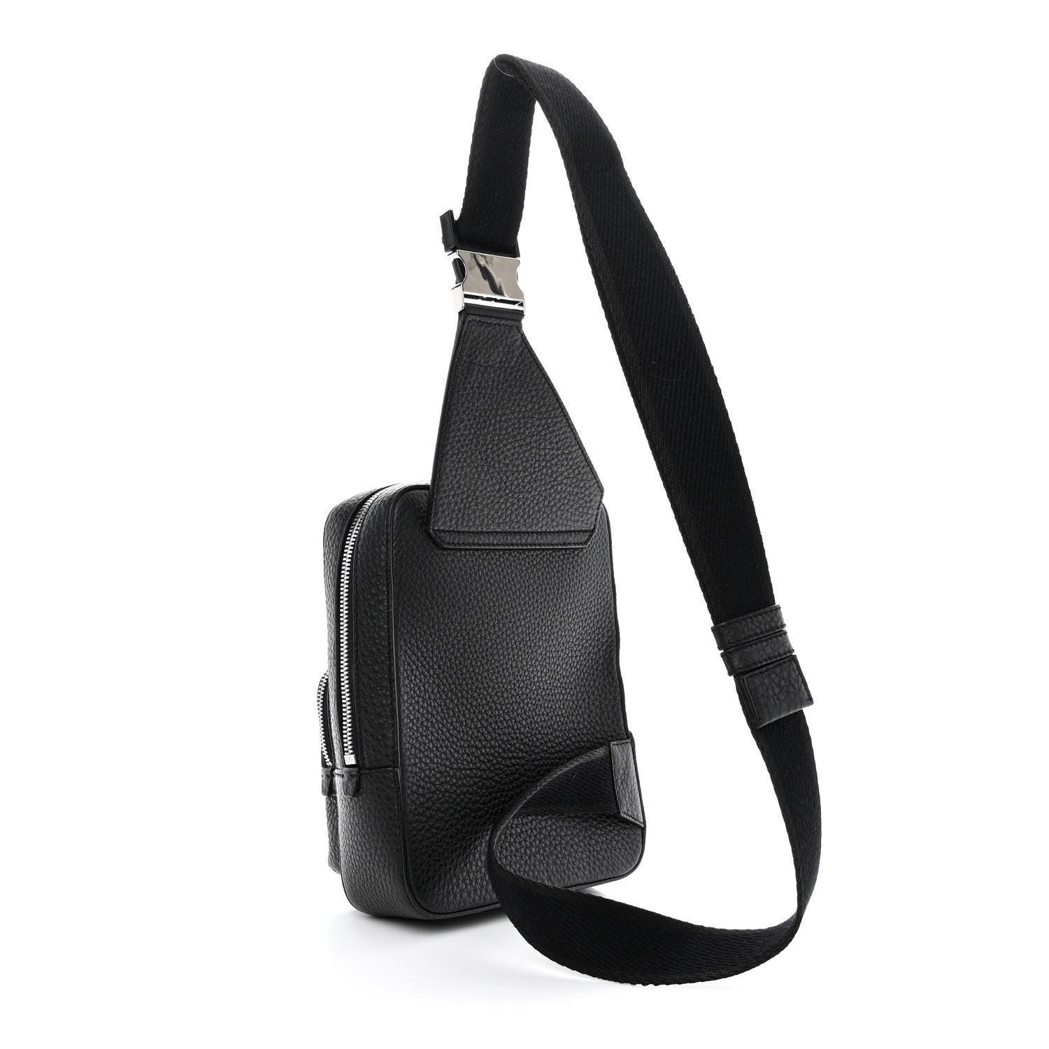 Dolce & Gabbana Hammered Calfskin Palermo Zaino Backpack Black 3 of 10