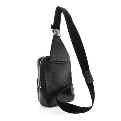 Dolce & Gabbana Hammered Calfskin Palermo Zaino Backpack Black 3 of 10