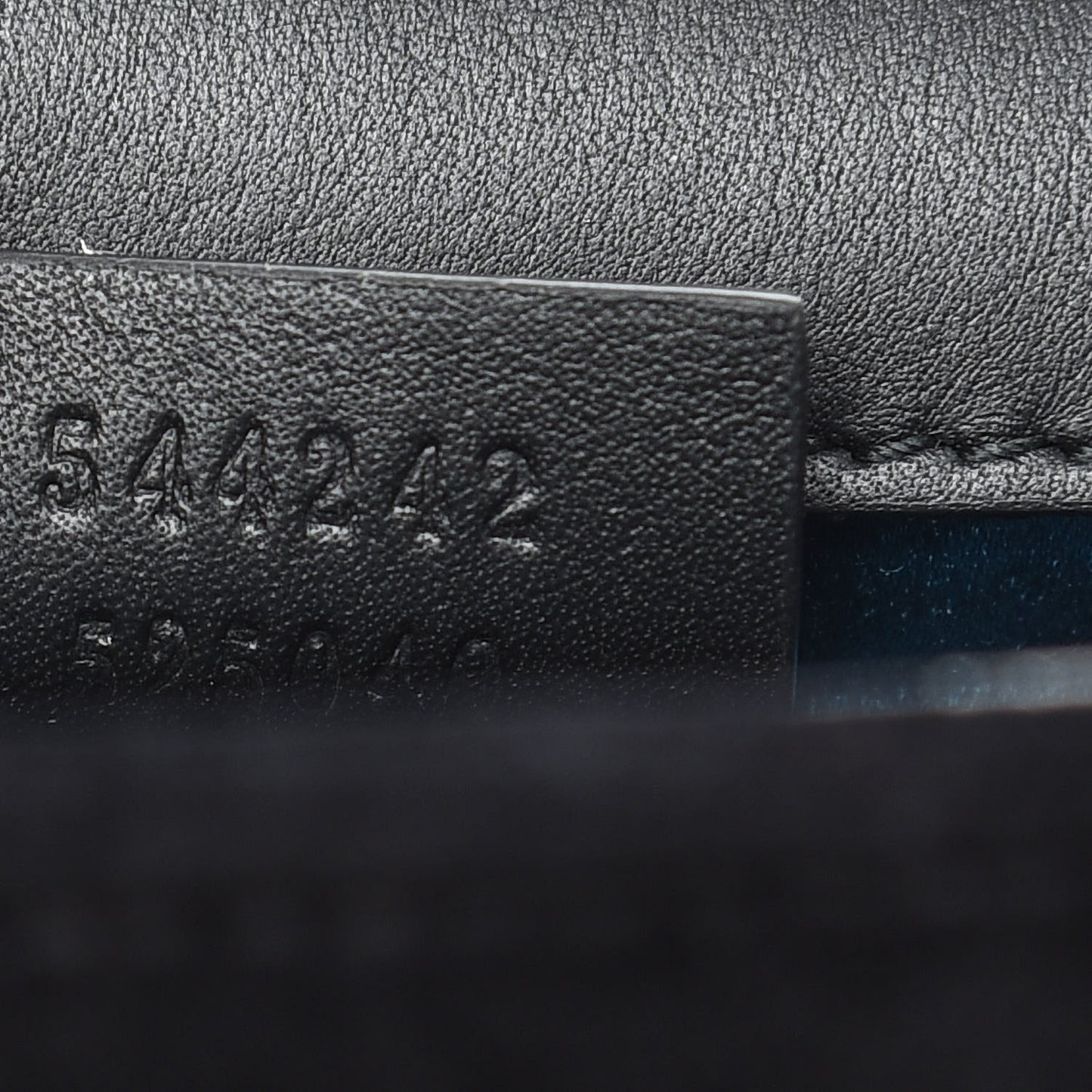 Velvet Crystal Square G Shoulder Bag Black