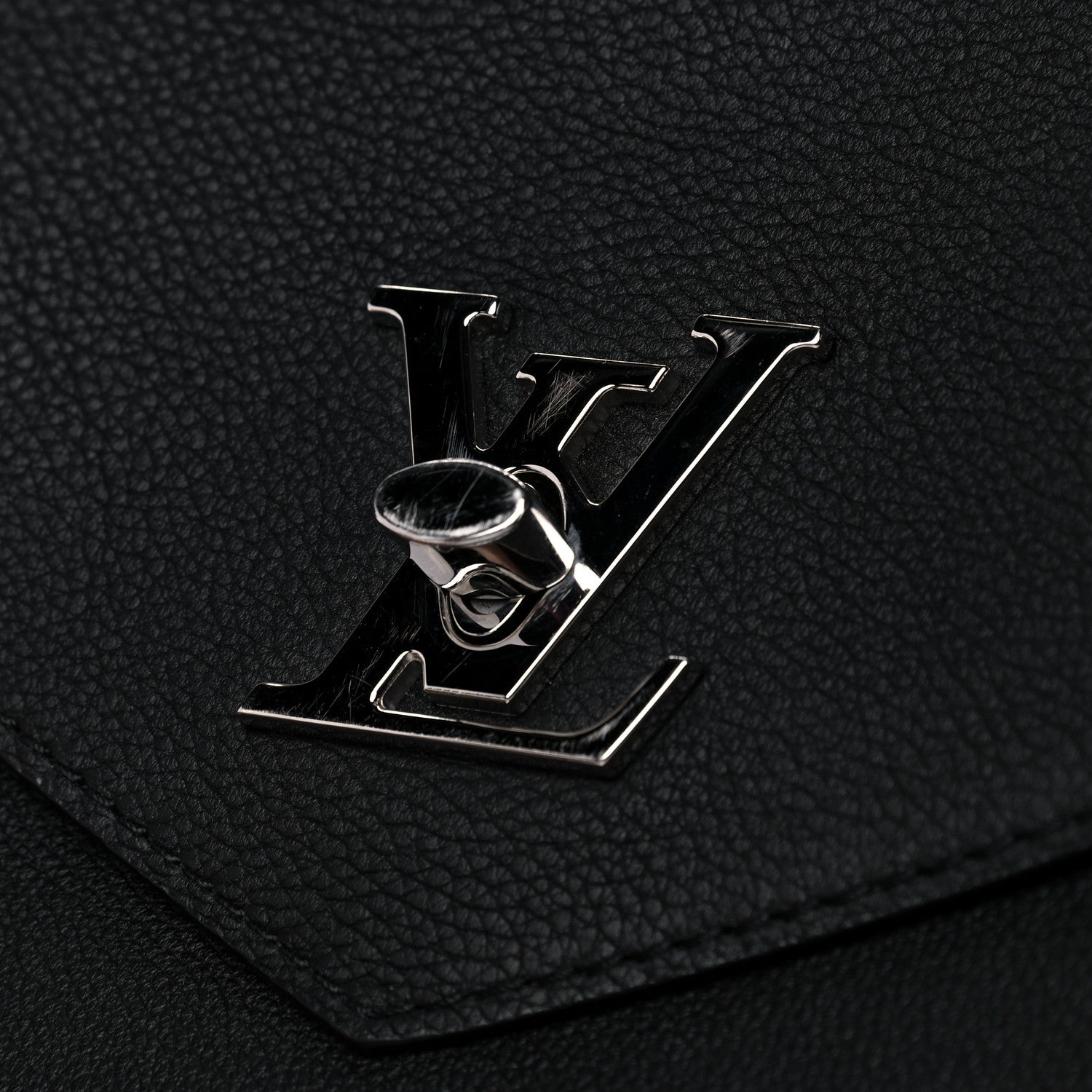 Louis Vuitton Soft Calfskin My Lockme Chain Bag BB Black 16 of 17