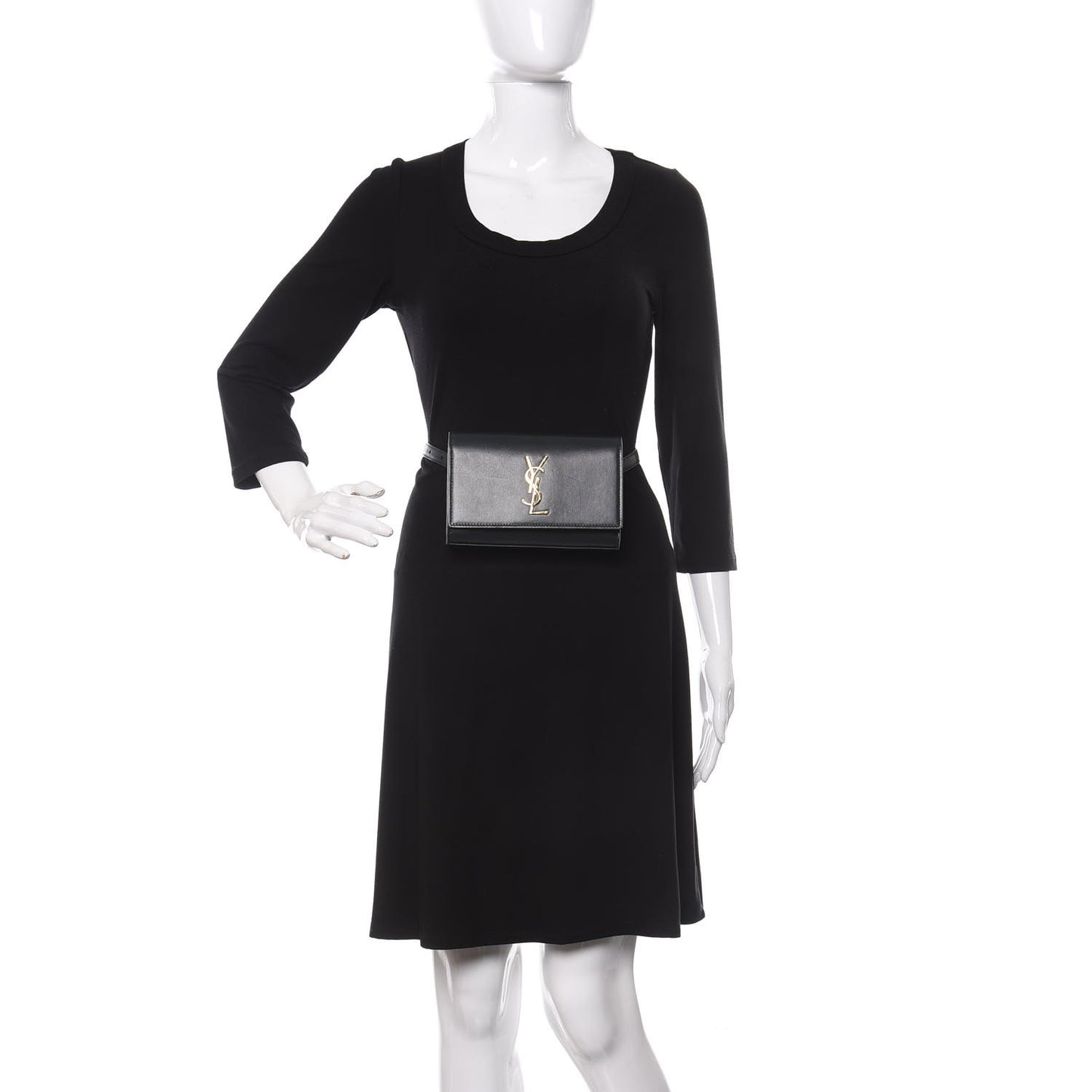 Smooth Calfskin Monogram Kate Belt Bag Dark Leaf