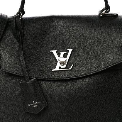Louis Vuitton Calfskin Lockme Ever BB Black 8 of 12