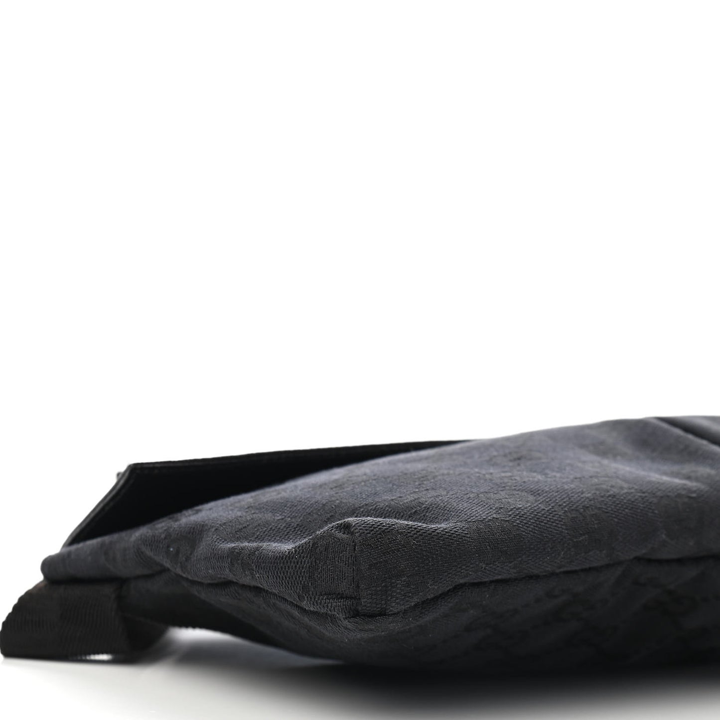 GG Monogram Double Pocket Belt Bag Black