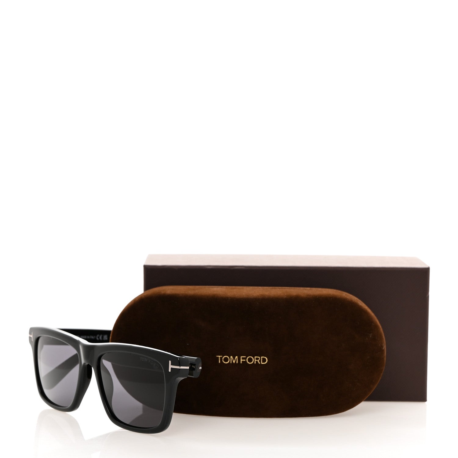 Tom Ford Acetate Buckley-02 Square Sunglasses TF906-N Black 8 of 8