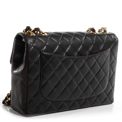 Chanel Lambskin Jumbo Flap Black 3 of 8