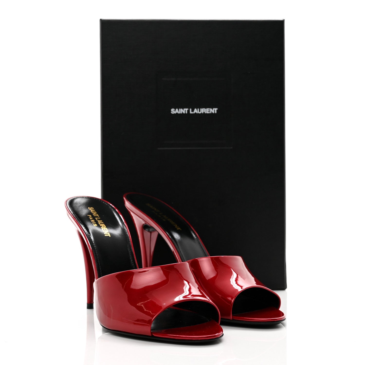 Saint Laurent Patent Sexy 95mm Pumps 41 Red 8 of 8