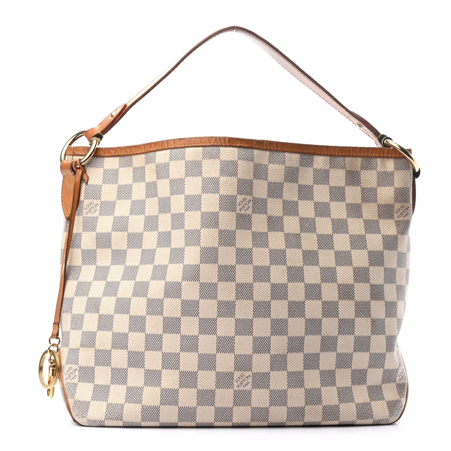 Louis Vuitton Damier Azur Delightful PM Rose Ballerine 1 of 17