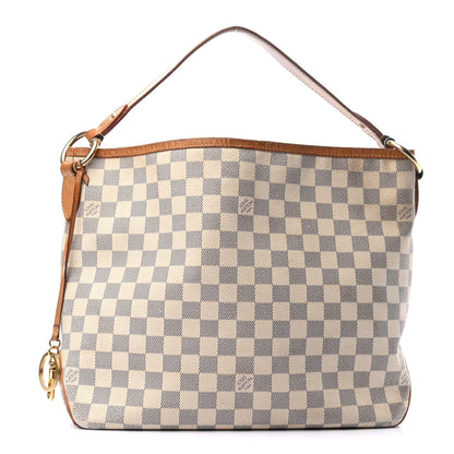 Louis Vuitton Damier Azur Delightful PM Rose Ballerine 1 of 17