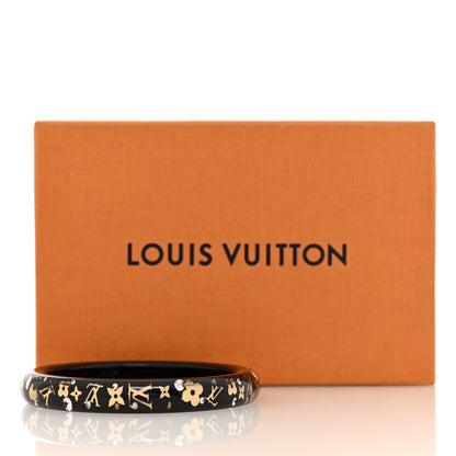 Louis Vuitton Resin Swarovski Small Inclusion Bracelet PM Black 5 of 5