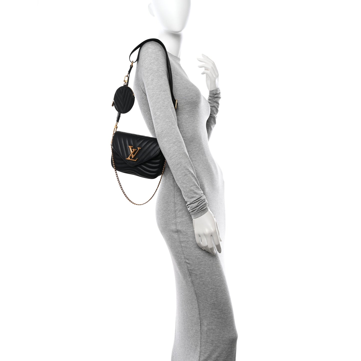 Calfskin New Wave Multi Pochette Black