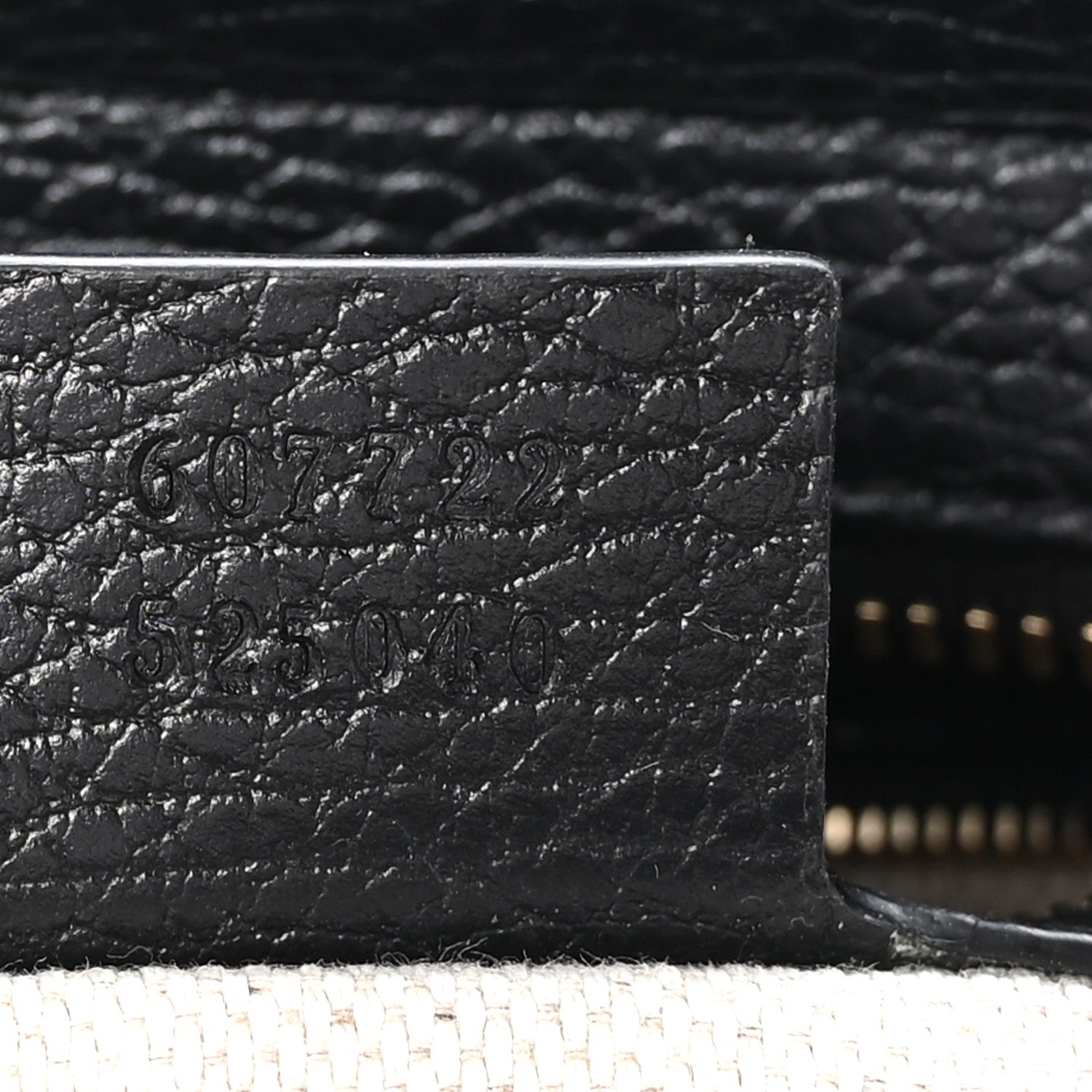Gucci Pebbled Calfskin Medium Soho Top Handle Satchel Black 7 of 10