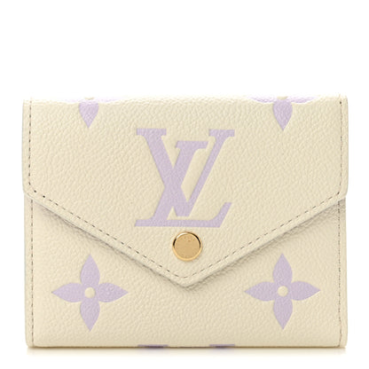 Louis Vuitton Empreinte Monogram Giant Victorine Wallet Latte Bubble Tea 1 of 7