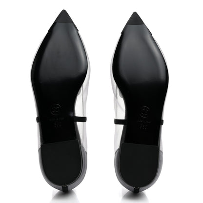 Chanel Mesh Grosgrain Camellia Mocassin Loafers 36 Grey Black 5 of 8