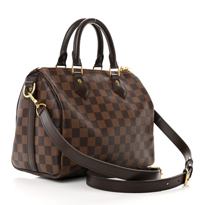 Louis Vuitton Damier Ebene Speedy Bandouliere 25 3 of 9