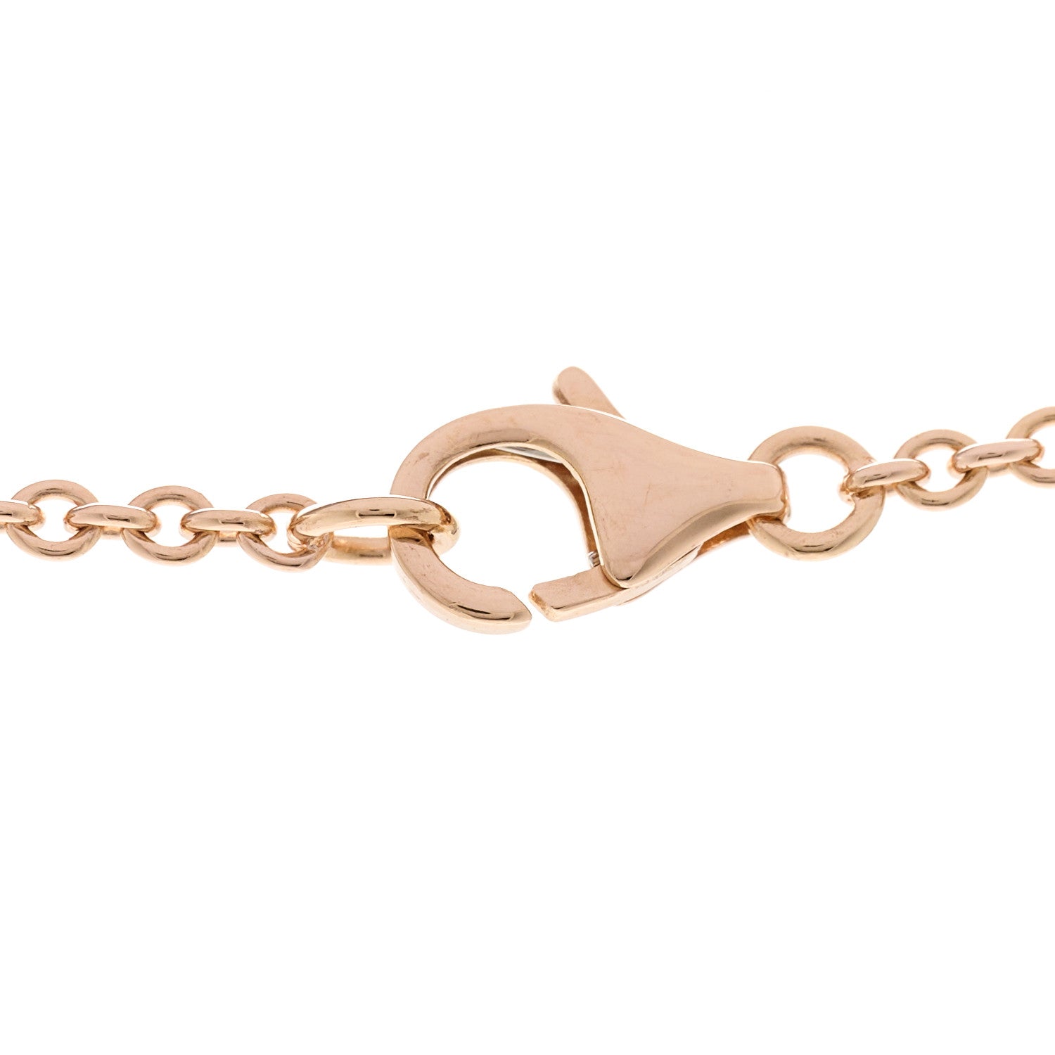 Cartier 18K Pink Gold Interlocking LOVE Necklace 4 of 5