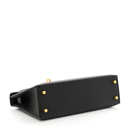 Hermes Epsom Mini Kelly Sellier 20 Black 4 of 13