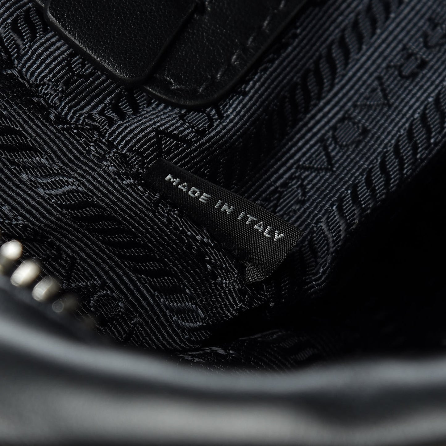 Vitello Bi-Color Crossbody Black Talco