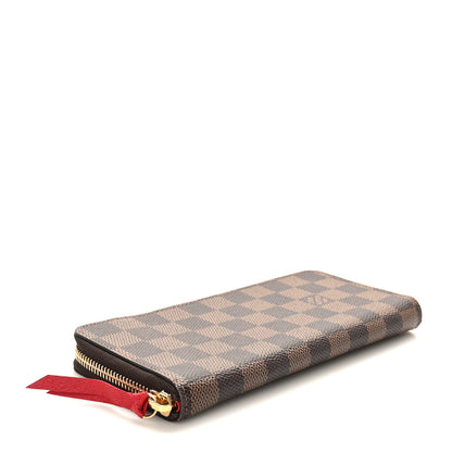 Louis Vuitton Damier Ebene Clemence Wallet Cherry 4 of 6